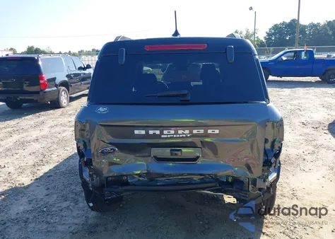 2025 Ford Bronco Sport Outer Banks z USA, uszkodzony, nr VIN 3FMCR9CN7SRE36289